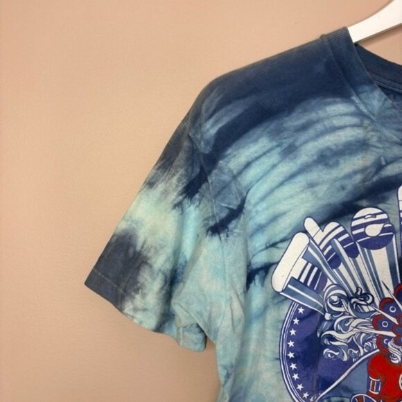 Vintage 80s The Who Tommy 1989 anniversary blue tie dye band tee L - Picture 3 of 7